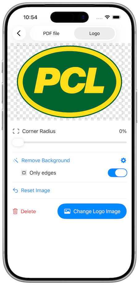 Logo Upload Interface